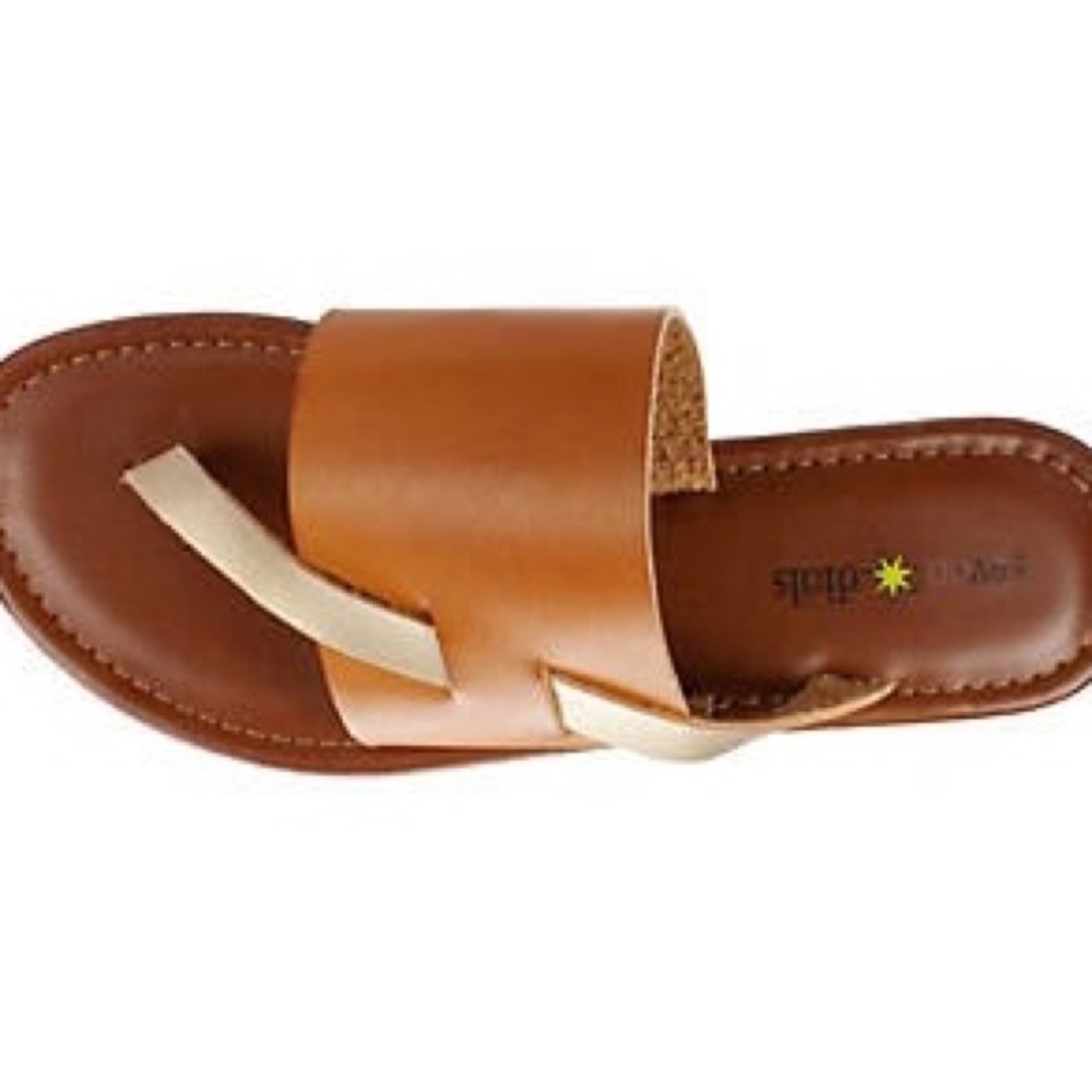 Seven Dials Seagrove Sandals NWT New in Box Tan - Picture 6 of 8